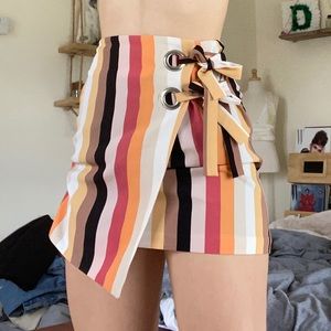 Urban Outfitters multi-stripe skirt